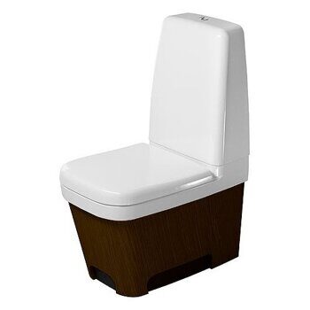 Чаша унитаза напольная DURAVIT Esplanade 214709-WG с горизонтальным выпуском