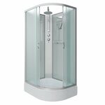 Душевая кабина Niagara NG-33084-14LBKT (1000х800х2100-2400) средний поддон (26см) стекло МАТОВОЕ 4 места