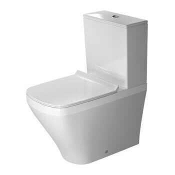 Чаша унитаза напольная DURAVIT DuraStyle 215509-WG с горизонтальным выпуском