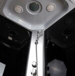 Душевая кабина Niagara NG-4512-14R BLACK (1200х800х2150) низкий поддон(13см) стекло МОЗАИКА 3 места