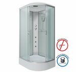 Душевая кабина Niagara NG-33394-14LG (1300х900х2150) средний поддон (26см) стекло МАТОВОЕ 4 места