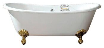 Ванна Devon & Devon ADMIRAL 182 without holes Eagle polished aluminium
