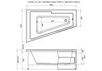 Акриловая ванна Aquanet Accord 150x100 L