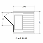 Инфракрасная сауна Frank F831