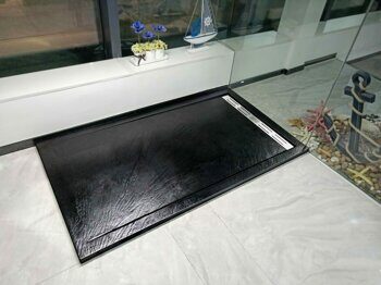 Душевой поддон WeltWasser WW TRS 14090 STONE-BL