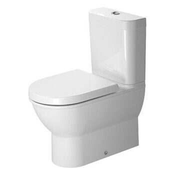 Унитаз с бачком напольный DURAVIT Darling New 213809-WG с горизонтальным выпуском