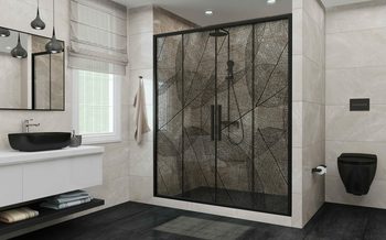 Дверь в нишу Deto  FB2 190-210 Black