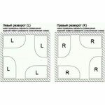 Душевая кабина Frank F412/1R Black правосторонняя средний поддон